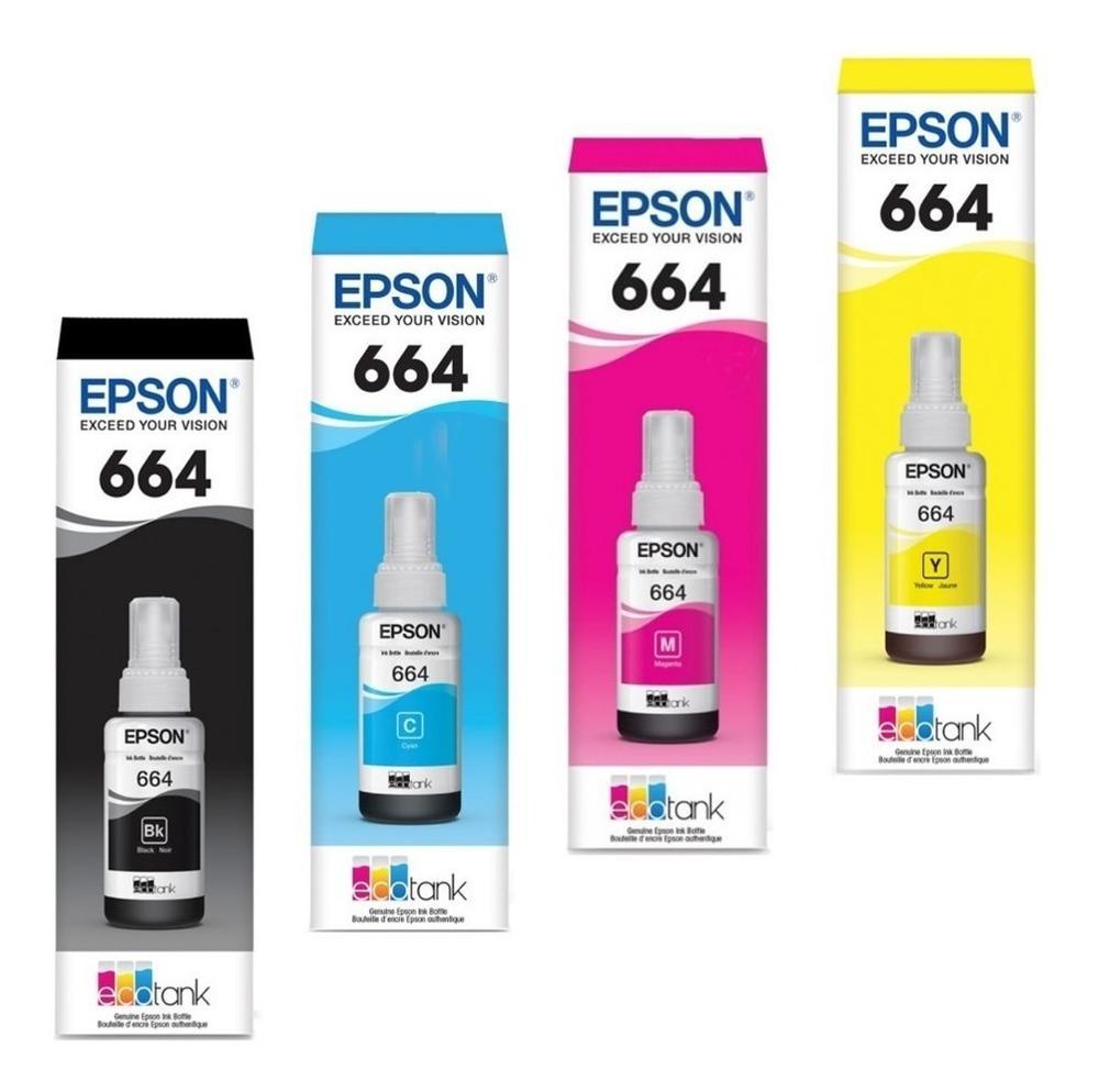 Botellas de Tinta Epson T664 – Novtech